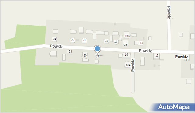 Powidz, Powidz, 19, mapa Powidz