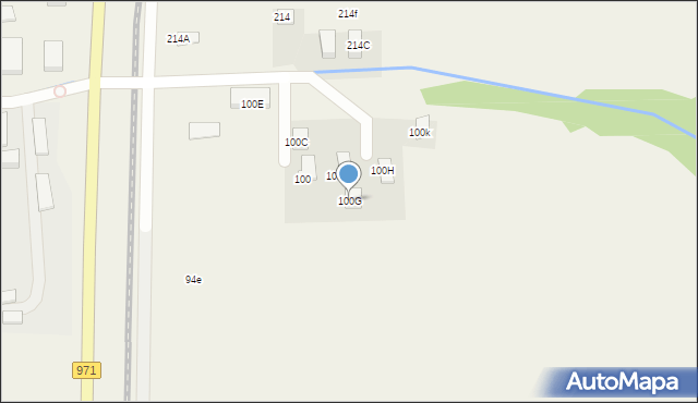 Powroźnik, Powroźnik, 100G, mapa Powroźnik