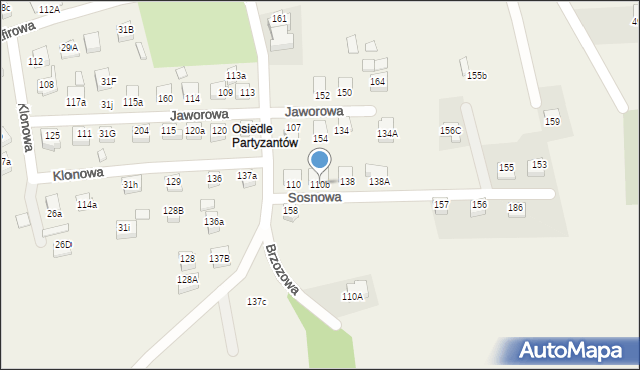 Powroźnik, Powroźnik, 110b, mapa Powroźnik