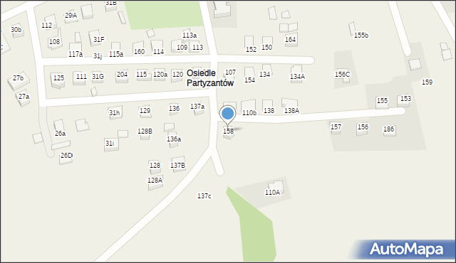 Powroźnik, Powroźnik, 158, mapa Powroźnik