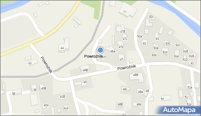 Powroźnik, Powroźnik, 46, mapa Powroźnik