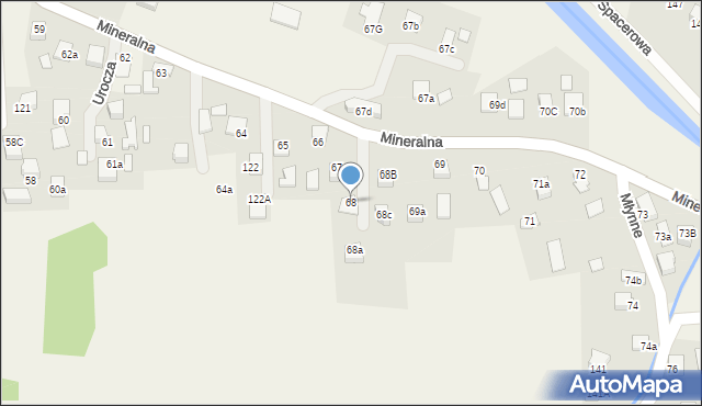 Powroźnik, Powroźnik, 68, mapa Powroźnik