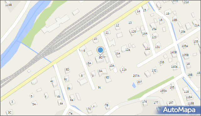 Powroźnik, Powroźnik, 6C, mapa Powroźnik