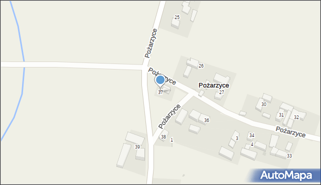 Pożarzyce, Pożarzyce, 37, mapa Pożarzyce