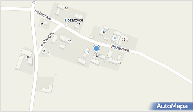 Pożarzyce, Pożarzyce, 4, mapa Pożarzyce