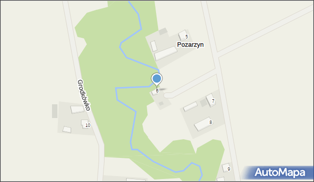 Pozarzyn, Pozarzyn, 6, mapa Pozarzyn