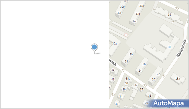 Poznań, Podkomorska, 52a, mapa Poznania