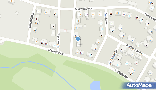 Poznań, Pomorska, 4, mapa Poznania