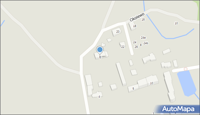 Poznań, Poligonowa, 6, mapa Poznania