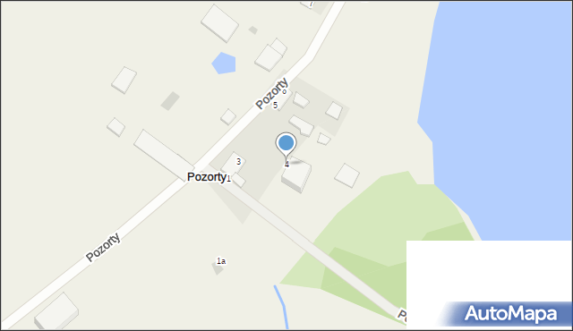 Pozorty, Pozorty, 4, mapa Pozorty