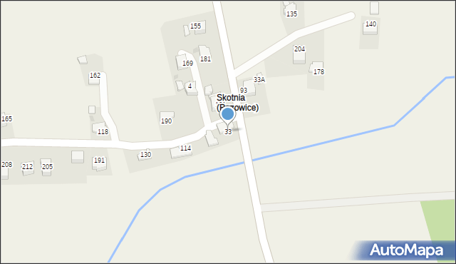 Pozowice, Pozowice, 33, mapa Pozowice