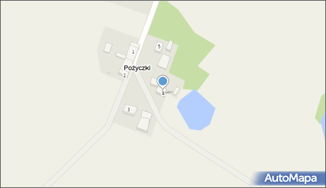 Pożyczki, Pożyczki, 4, mapa Pożyczki