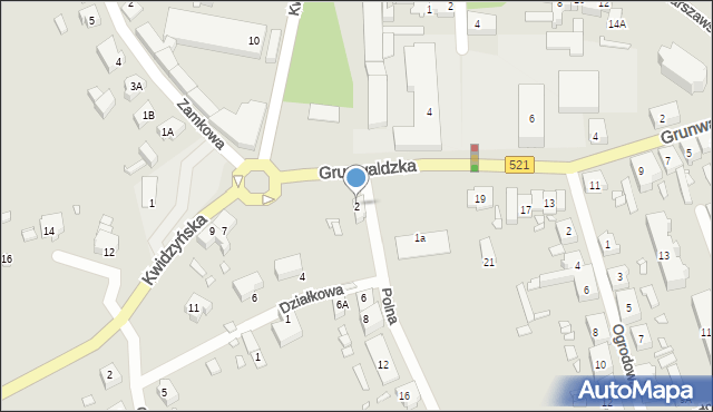 Prabuty, Polna, 2, mapa Prabuty