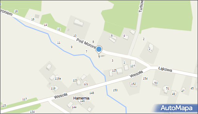 Prądnik Korzkiewski, Pod Moroniem, 5, mapa Prądnik Korzkiewski