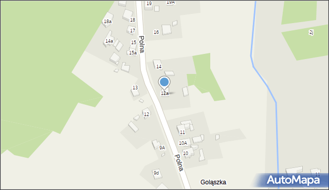 Preczów, Polna, 13a, mapa Preczów