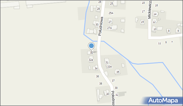 Promnice, Południowa, 32, mapa Promnice