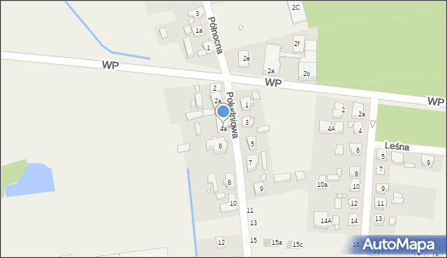 Promnice, Południowa, 4a, mapa Promnice