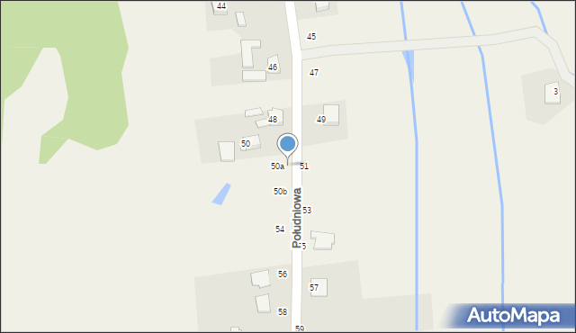 Promnice, Południowa, 52, mapa Promnice