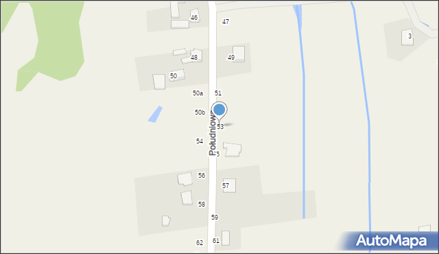 Promnice, Południowa, 53, mapa Promnice