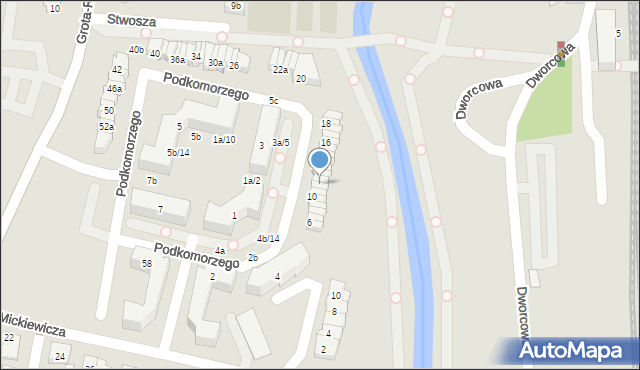 Pruszcz Gdański, Podkomorzego, 12b, mapa Pruszcz Gdański