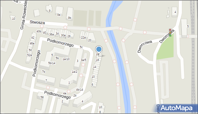 Pruszcz Gdański, Podkomorzego, 16d, mapa Pruszcz Gdański