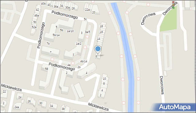 Pruszcz Gdański, Podkomorzego, 6b, mapa Pruszcz Gdański