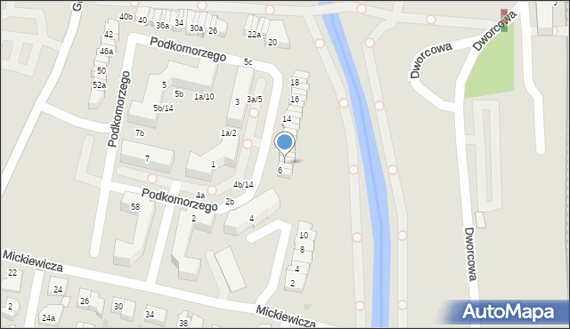 Pruszcz Gdański, Podkomorzego, 8a, mapa Pruszcz Gdański