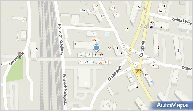 Pruszcz Gdański, Polskich Kolejarzy, 13, mapa Pruszcz Gdański