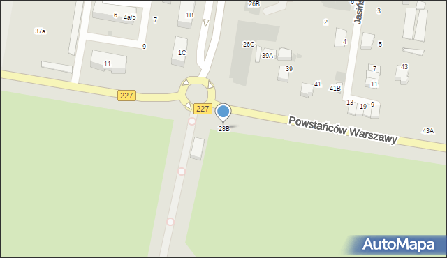 Pruszcz Gdański, Powstańców Warszawy, 28B, mapa Pruszcz Gdański