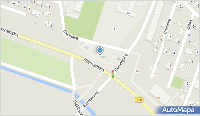 Pruszków, Poznańska, 6, mapa Pruszków