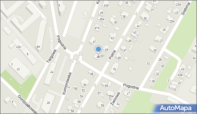 Pruszków, Polna, 46, mapa Pruszków