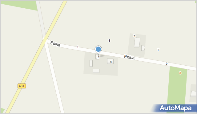 Pruszków, Polna, 2, mapa Pruszków