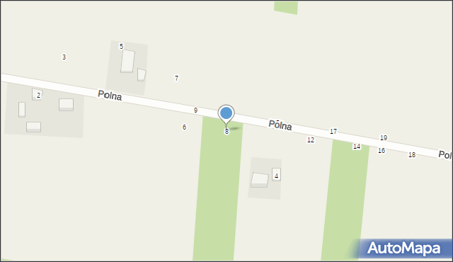 Pruszków, Polna, 8, mapa Pruszków