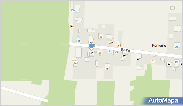 Przeczyce, Polna, 35, mapa Przeczyce