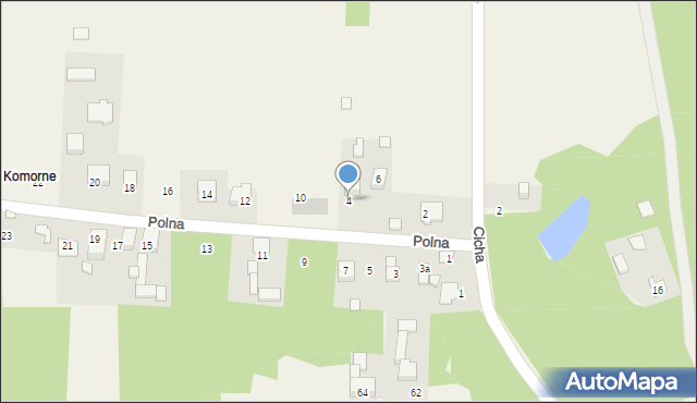 Przeczyce, Polna, 4, mapa Przeczyce