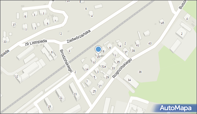 Przemyśl, Pogodna, 10, mapa Przemyśla