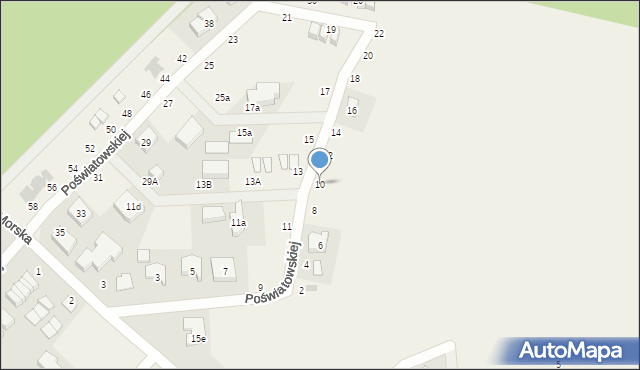 Przewłoka, Poświatowskiej Haliny, 10, mapa Przewłoka