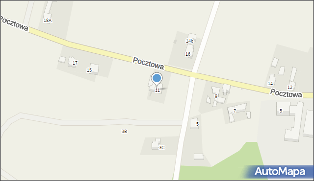 Przewóz, Pocztowa, 11, mapa Przewóz