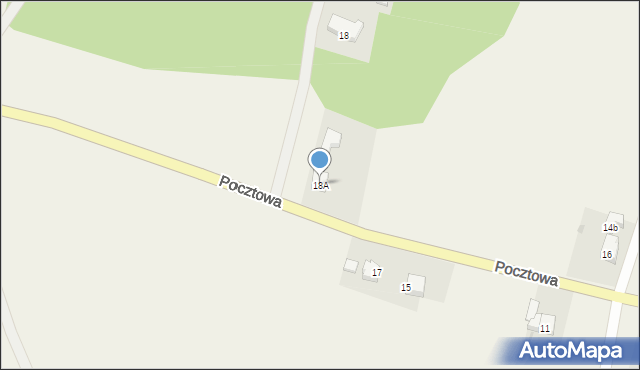 Przewóz, Pocztowa, 18A, mapa Przewóz