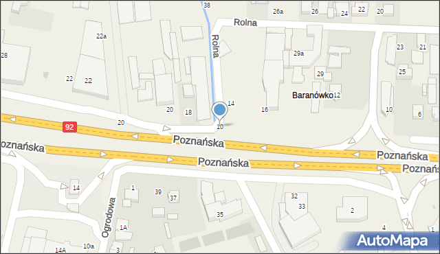 Przeźmierowo, Poznańska, 10, mapa Przeźmierowo