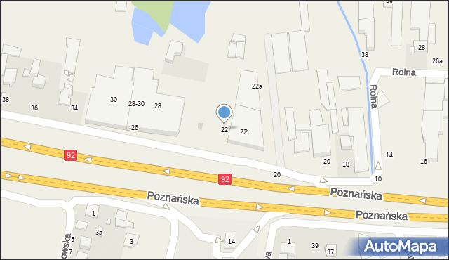 Przeźmierowo, Poznańska, 22, mapa Przeźmierowo