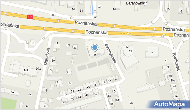 Przeźmierowo, Poznańska, 35, mapa Przeźmierowo