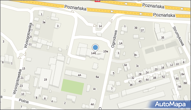 Przeźmierowo, Poznańska, 41a, mapa Przeźmierowo