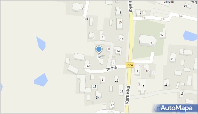 Przodkowo, Polna, 10, mapa Przodkowo