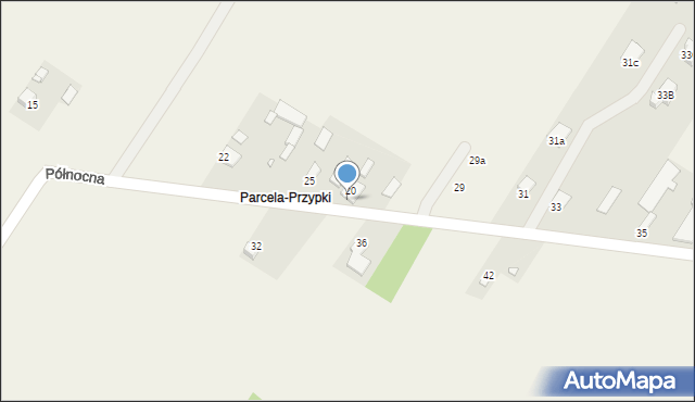 Przypki, Północna, 27, mapa Przypki