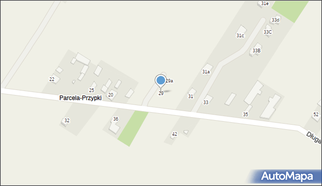 Przypki, Północna, 29, mapa Przypki