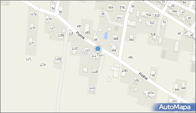 Przyszowice, Polna, 111A, mapa Przyszowice