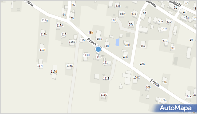 Przyszowice, Polna, 113, mapa Przyszowice