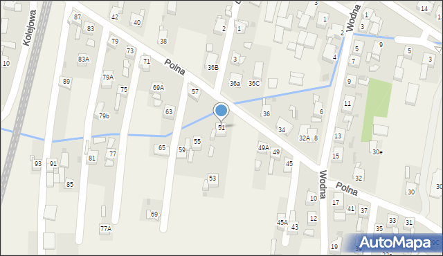 Przyszowice, Polna, 51, mapa Przyszowice