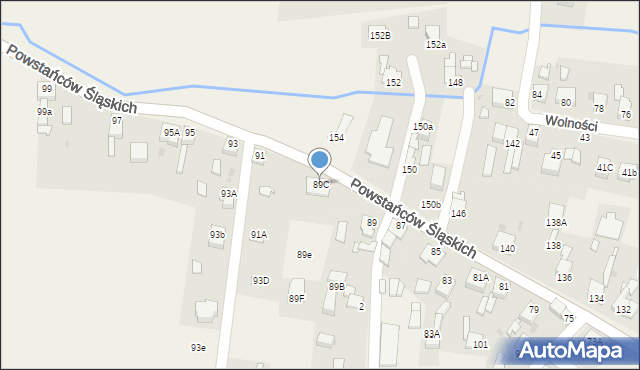 Przyszowice, Powstańców Śląskich, 89C, mapa Przyszowice